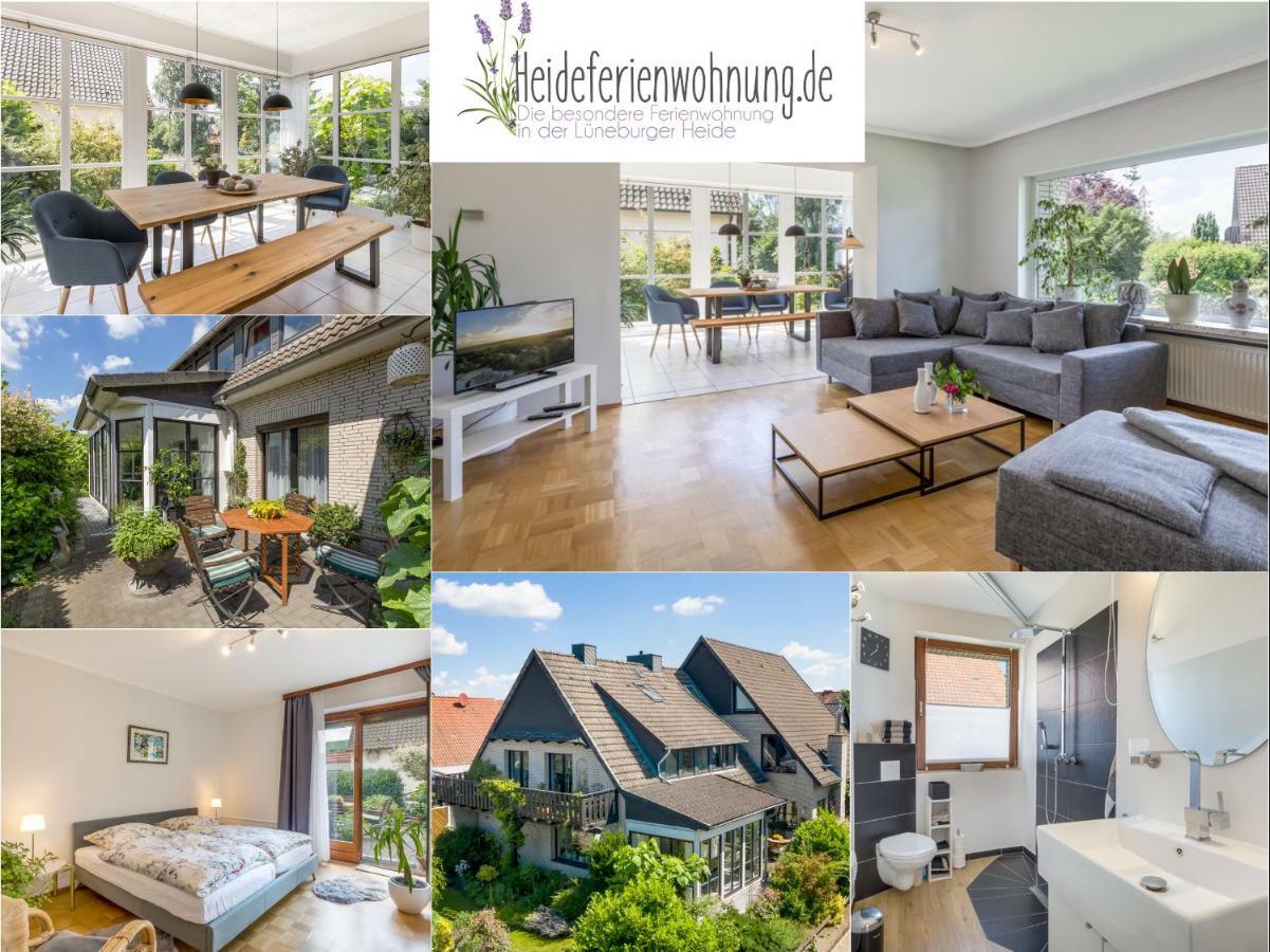 Heideferienwohnung Walsrode Bagian luar foto