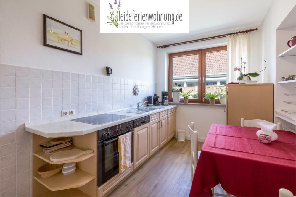 Heideferienwohnung Walsrode Bagian luar foto