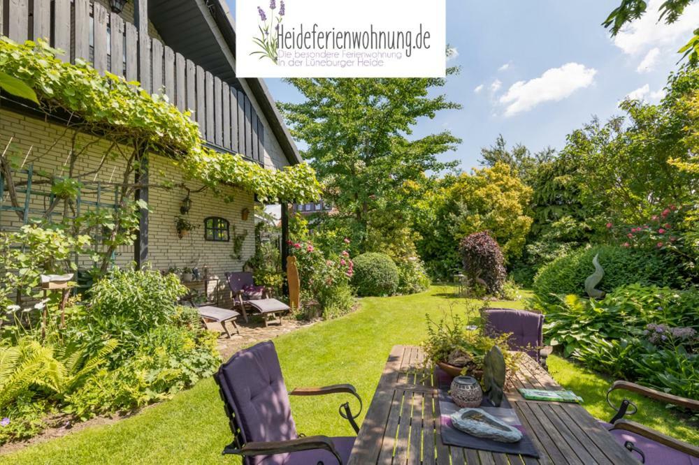 Heideferienwohnung Walsrode Bagian luar foto