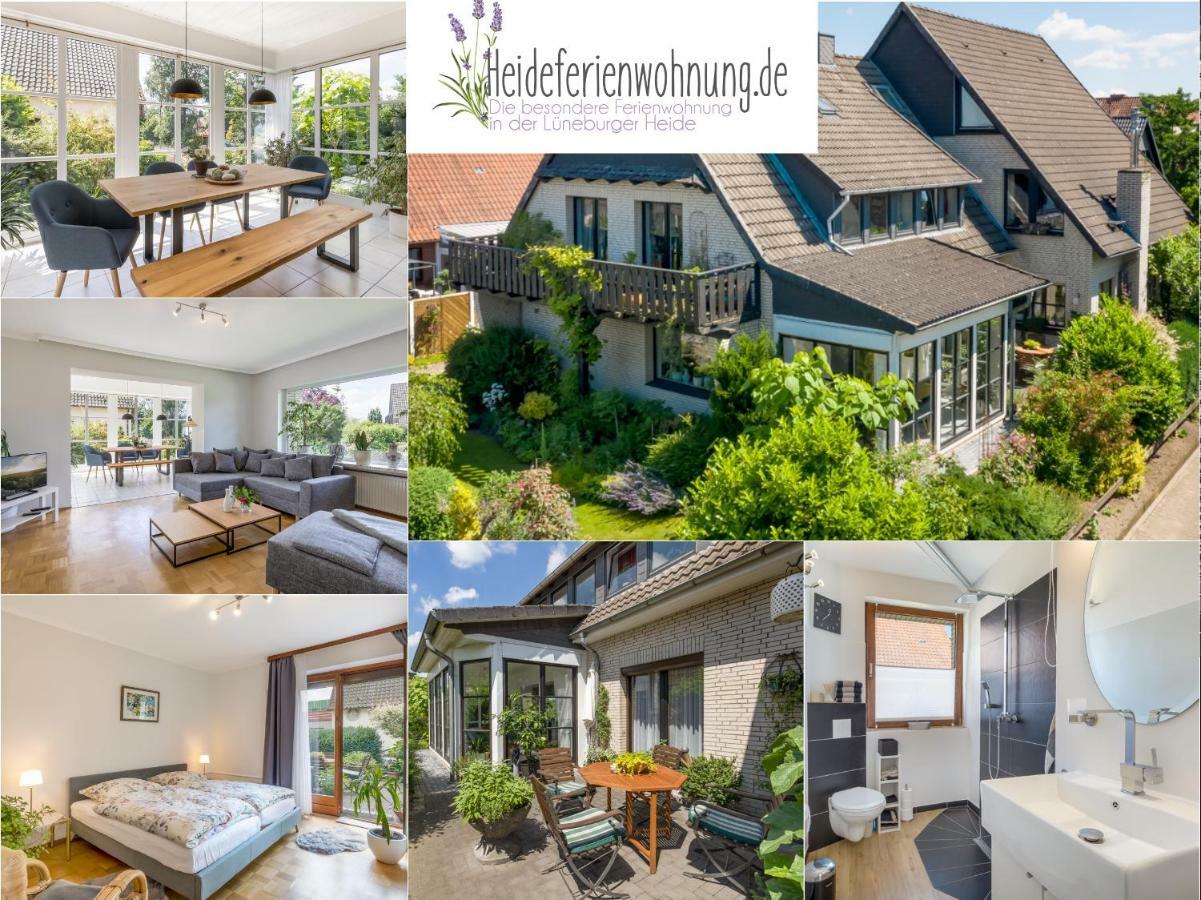 Heideferienwohnung Walsrode Bagian luar foto
