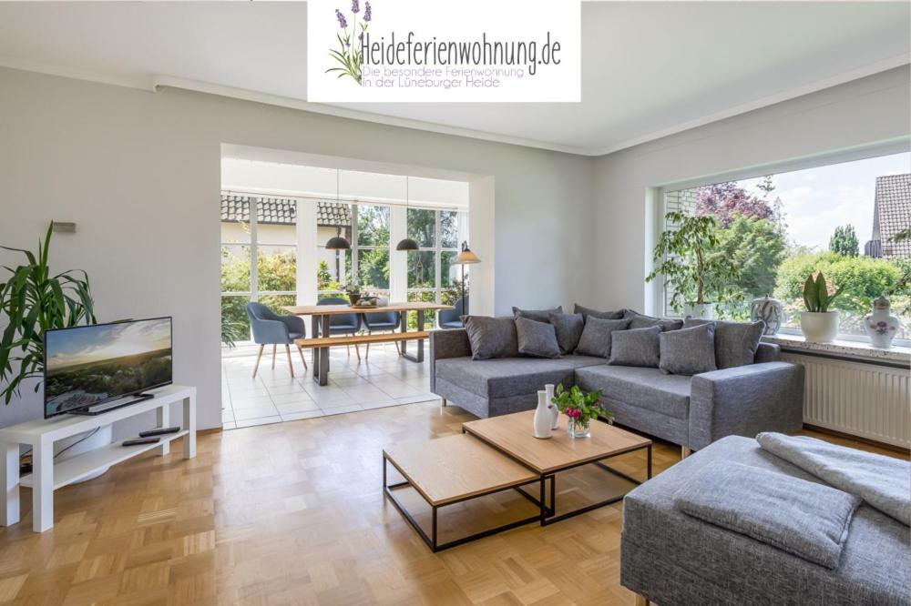 Heideferienwohnung Walsrode Bagian luar foto